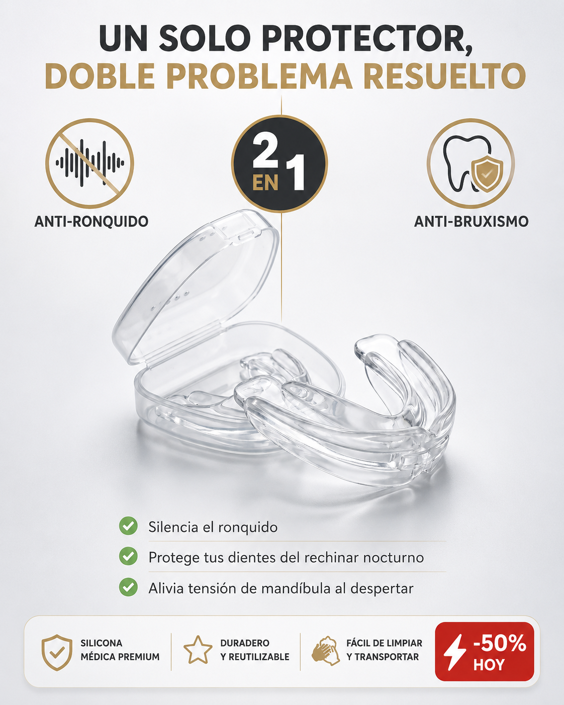 DormiPro®: Protector Bucal Anti Ronquidos